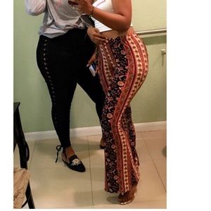 High waist flare pants